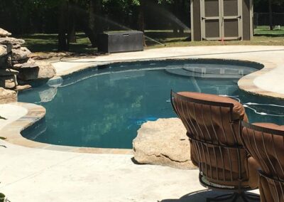 a beautiful pool built by crosby pools