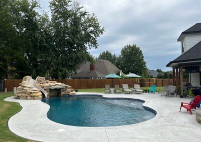 beautiful pool and patio area